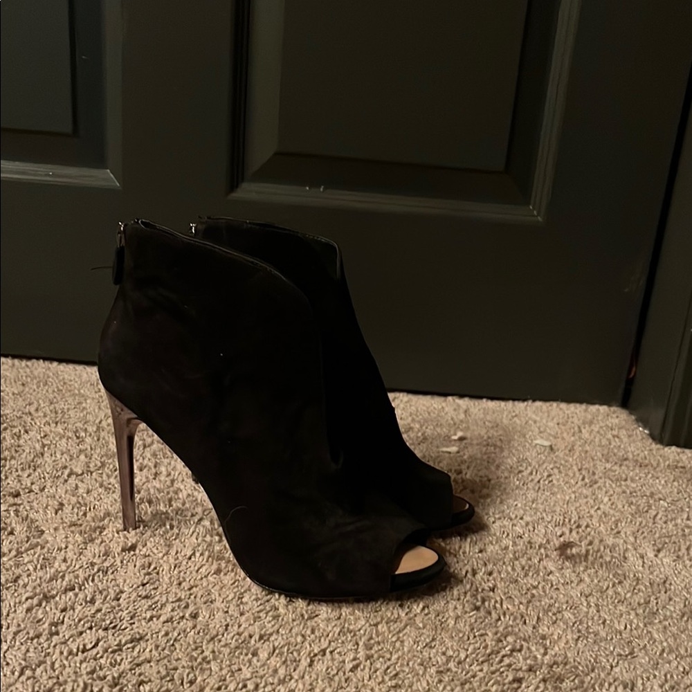 Heels with Metallic heel (Neiman Marcus)